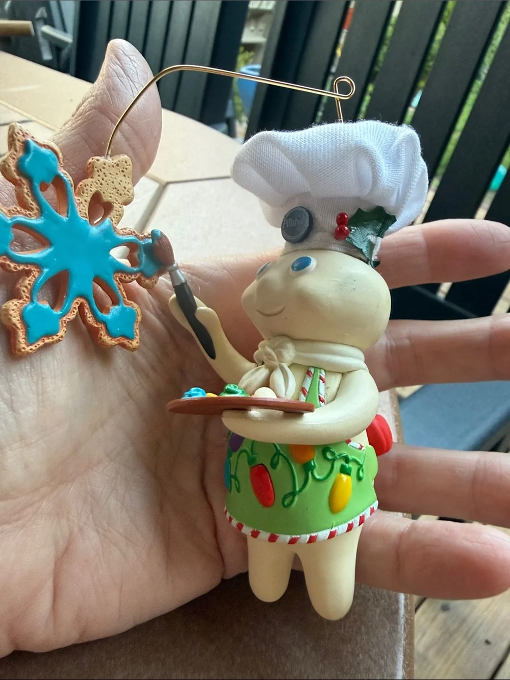 2005 Pillsbury Doughboy Christmas Ornament Santa's Little Baker